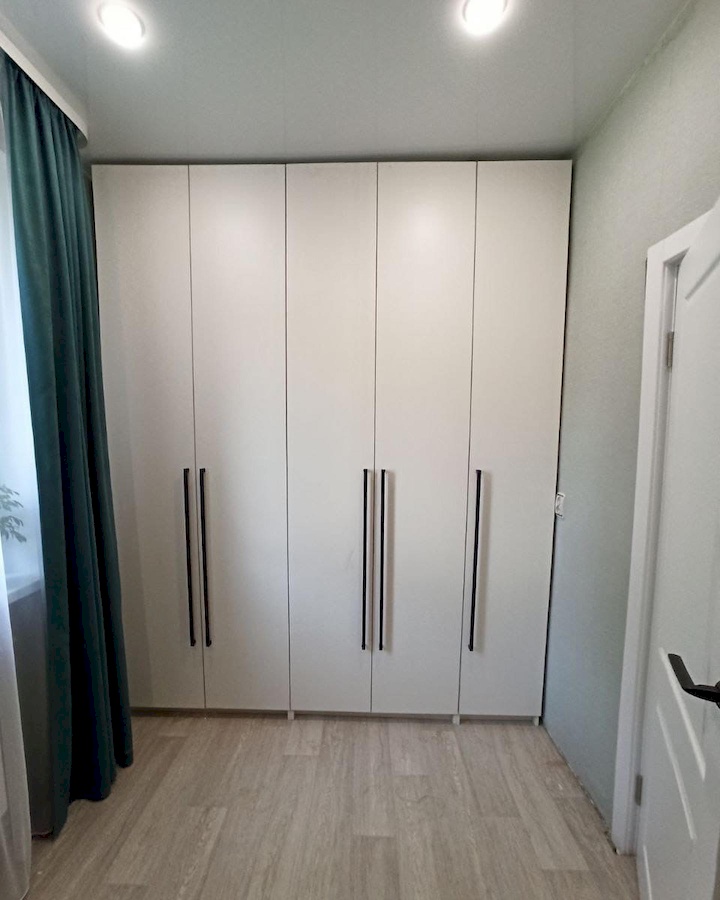 Встроенные шкафы-Встроенный шкаф с распашными дверями «Модель 24»-фото1